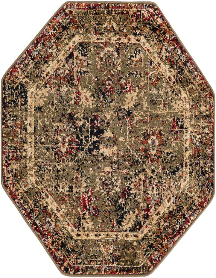  3' x 3' Saturn Octagon Rug