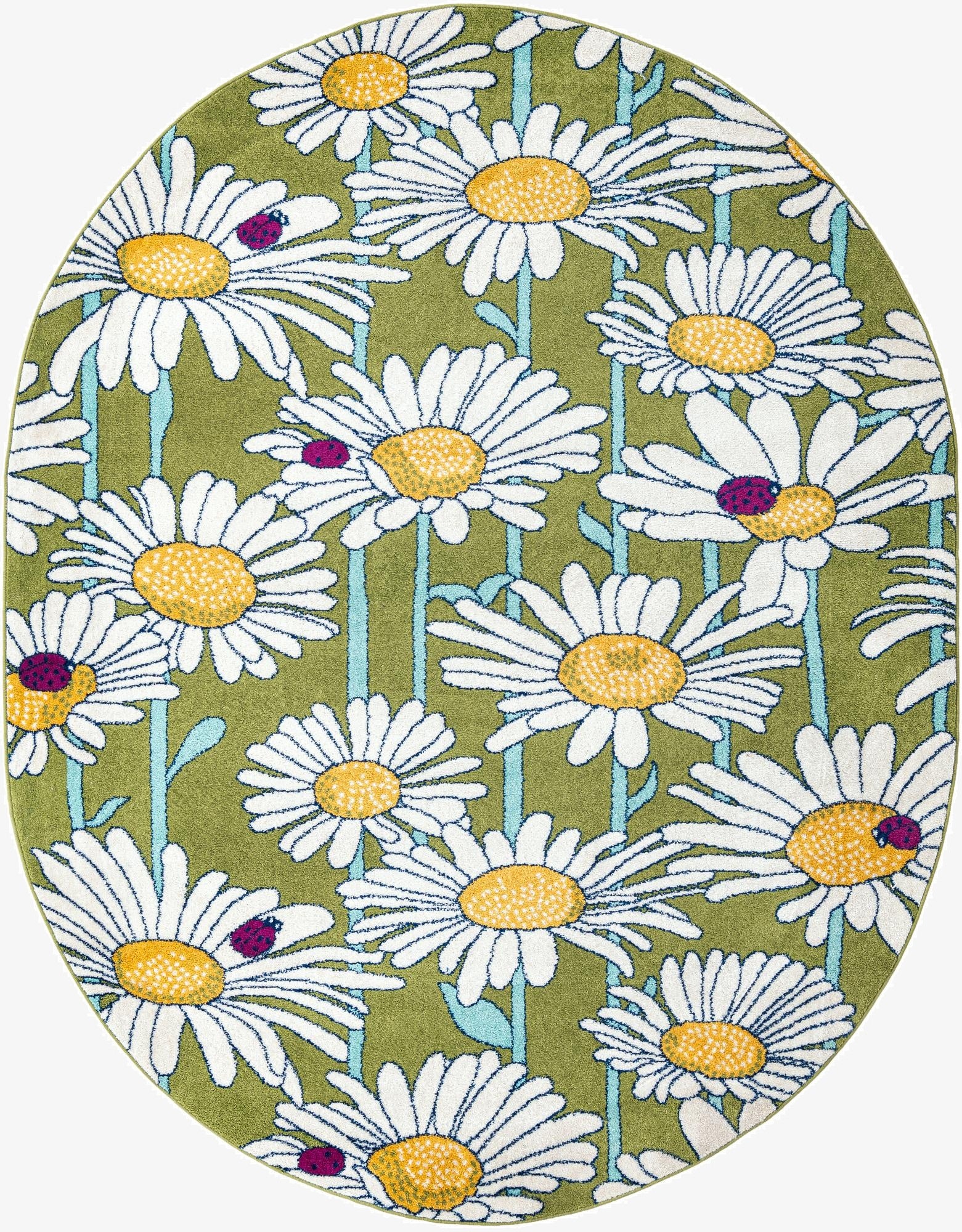  7' 10 x 10' Bloom Oval Rug
