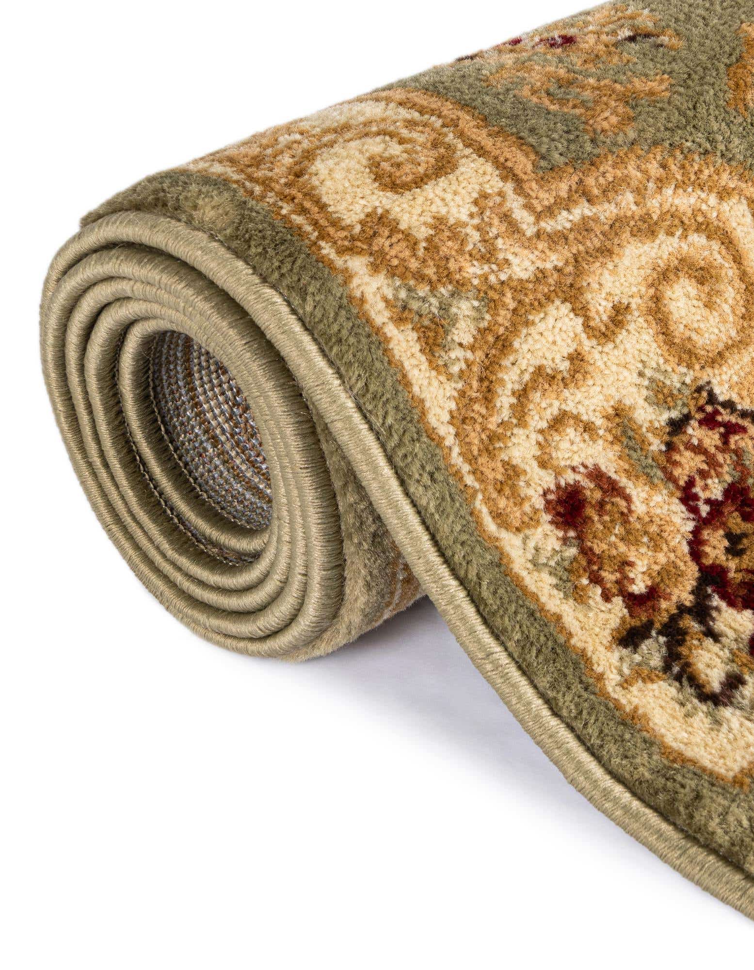 Green 4' x 6' Chateau Oval Rug | Rugs.com