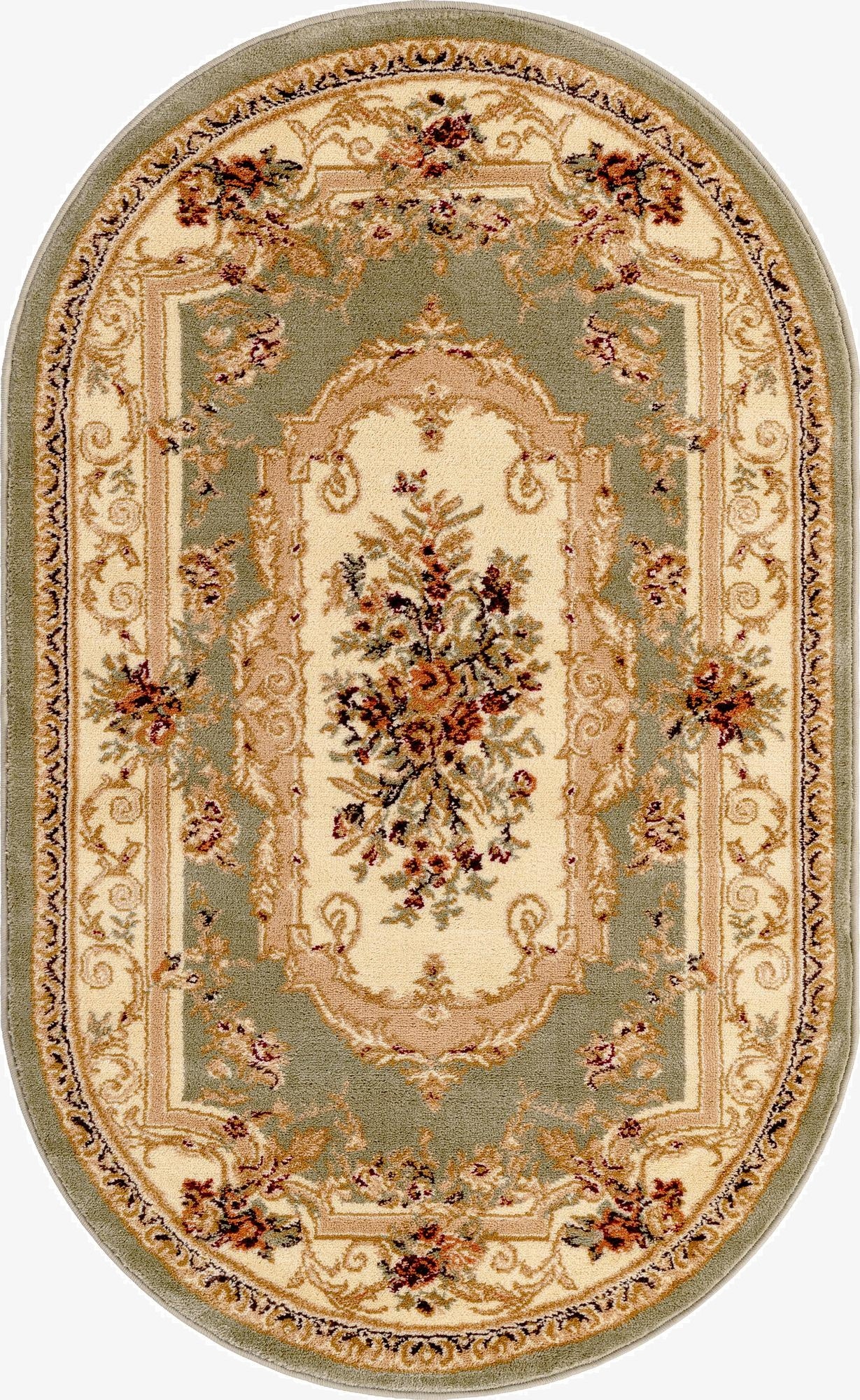  3' x 5' 3 Chateau Oval Rug