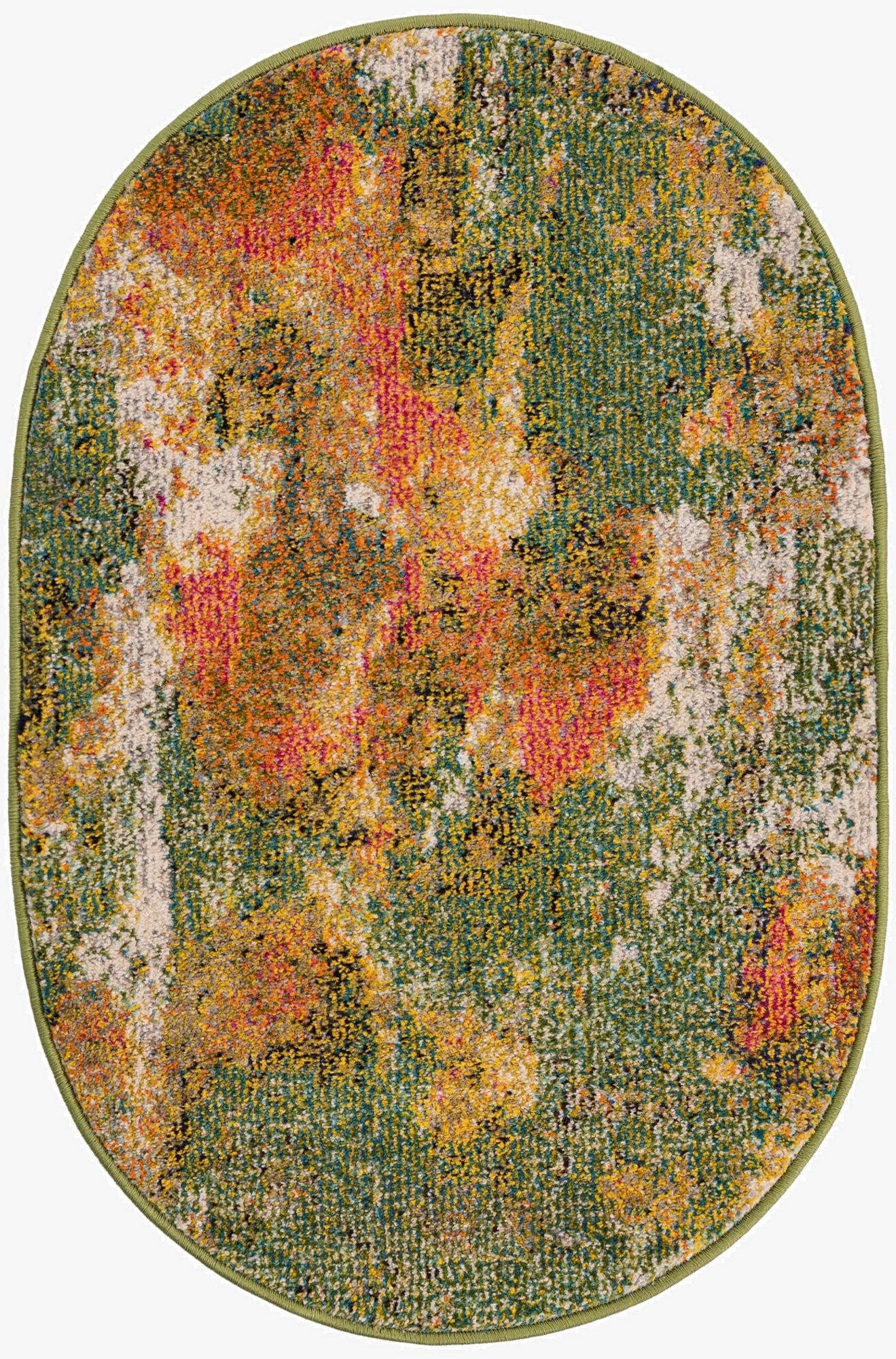  2' 2 x 3' 1  Washable Haerfest Oval Rug