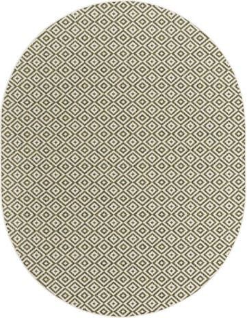 7' 10 x 10' Washable Jill Zarin Costa Rica Indoor / Outdoor Oval Rug