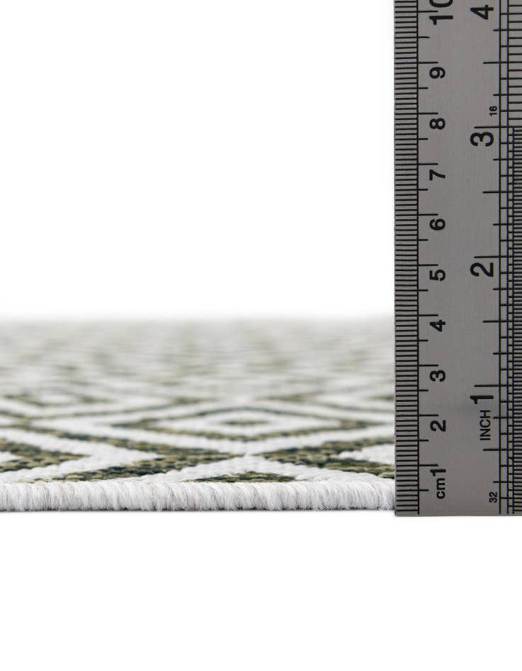 Detail image of  7' 10 x 10'  Washable Jill Zarin Costa Rica Indoor / Outdoor Oval Rug