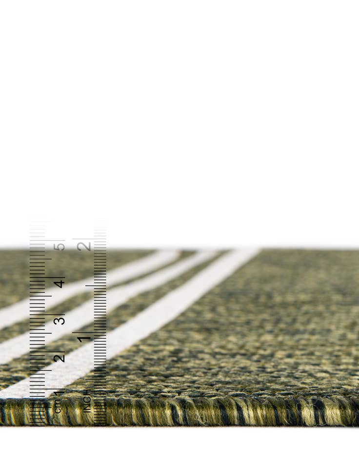 Detail image of  7' 10 x 10'  Washable Jill Zarin Anguilla Indoor / Outdoor Oval Rug