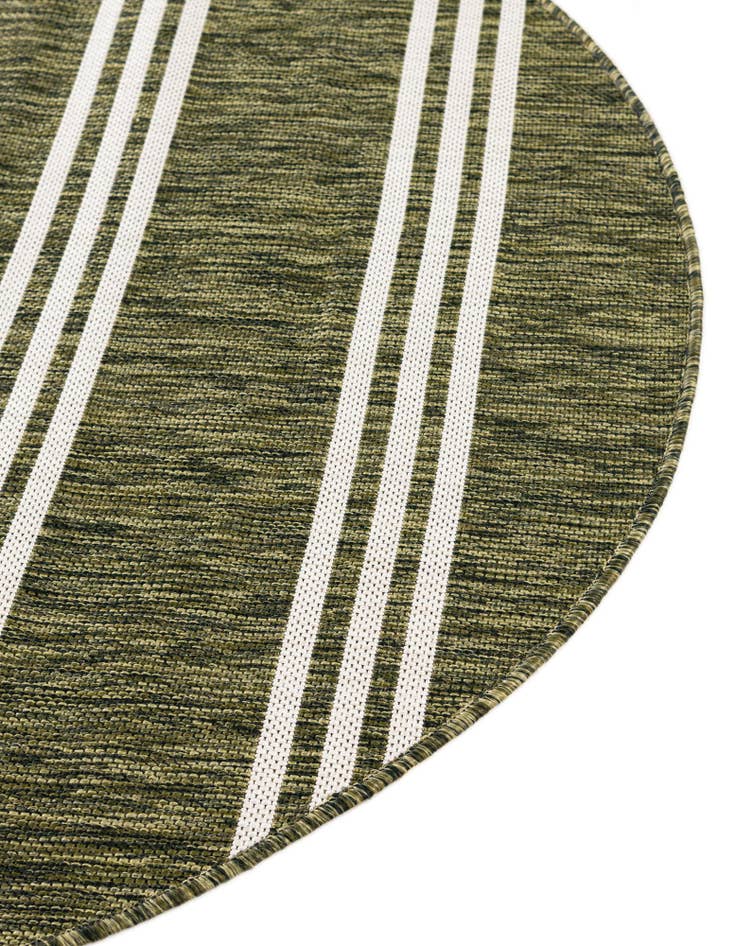 Detail image of  7' 10 x 10'  Washable Jill Zarin Anguilla Indoor / Outdoor Oval Rug