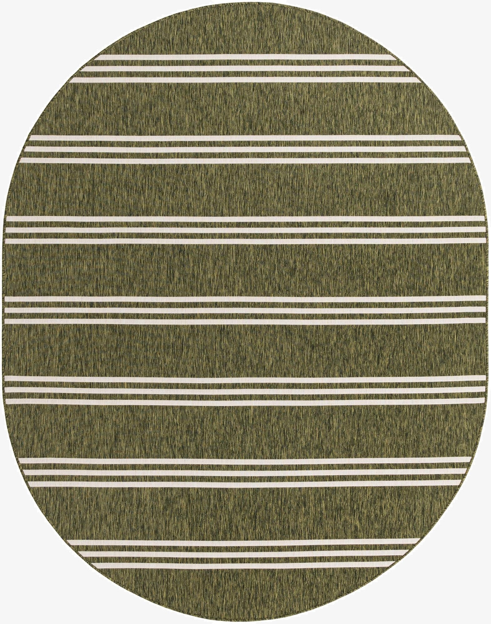  7' 10 x 10'  Washable Jill Zarin Anguilla Indoor / Outdoor Oval Rug