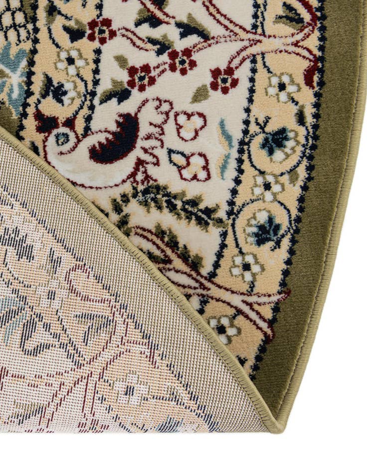 Detail image of  2' x 3' Nain Design Oval Rug