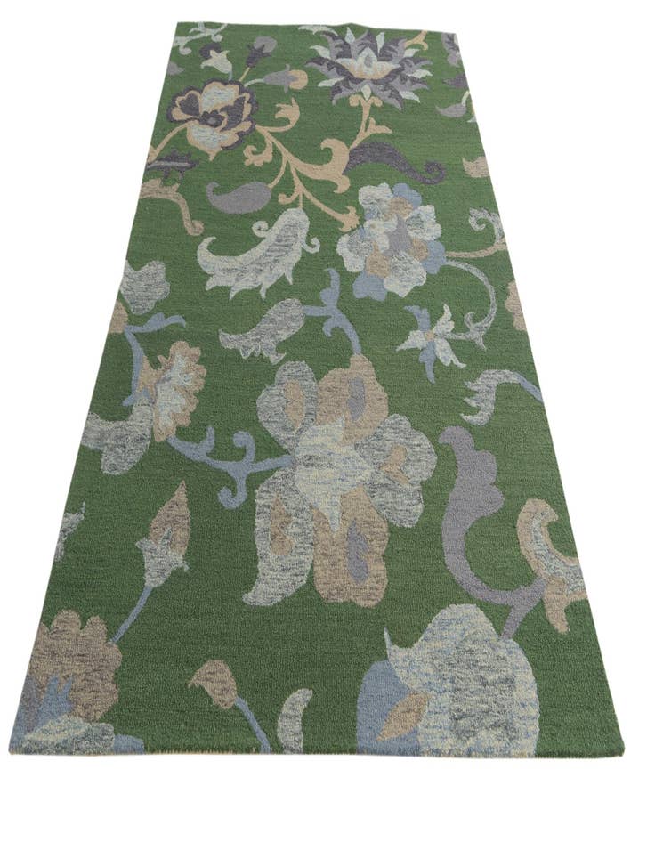 Detail image of 5' 1 x 8' Agra Wool Rug