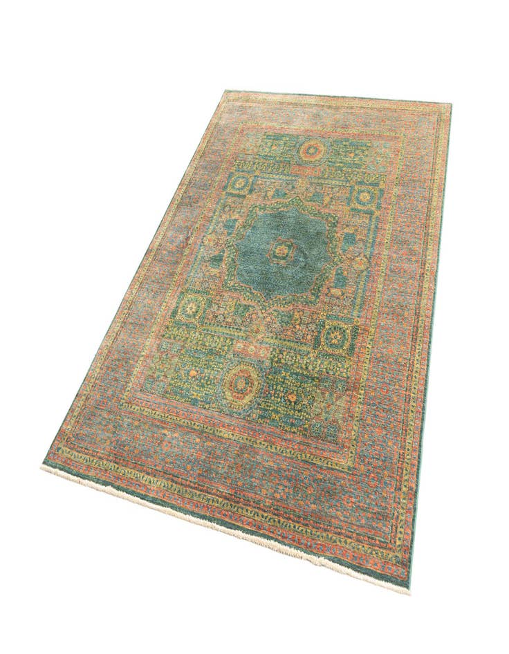 Detail image of  5' 9 x 7' 9  Hand Knotted Amina Rug