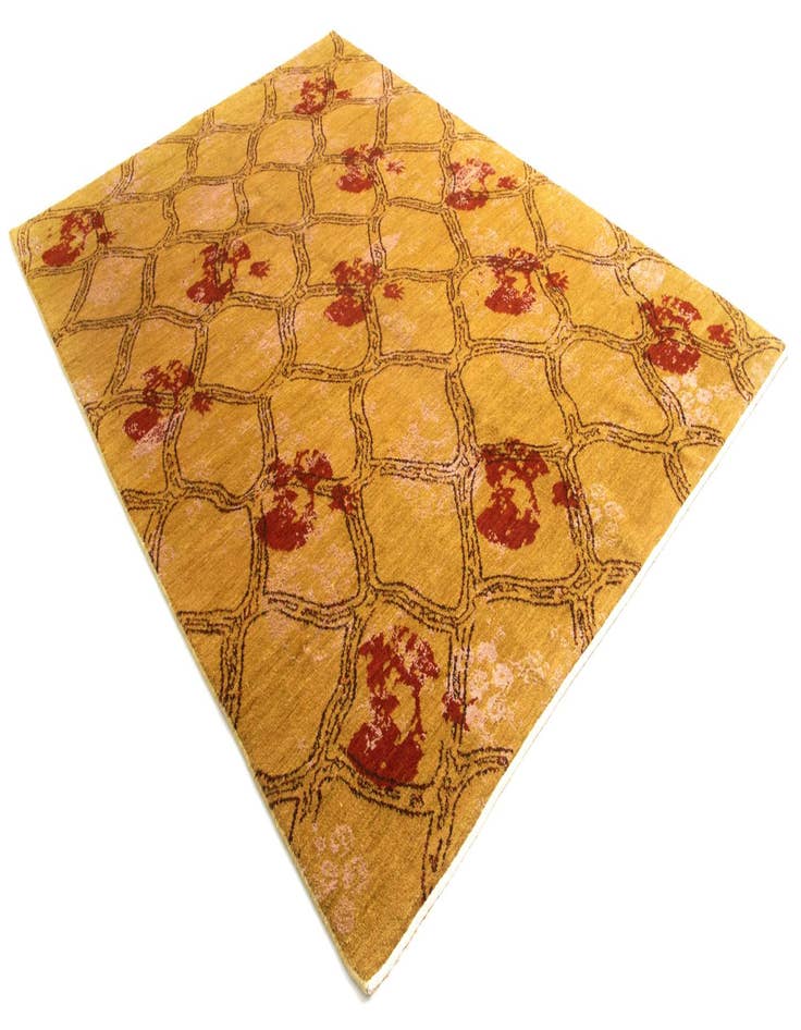 Detail image of  5' 6 x 8' Anar Wool Rug