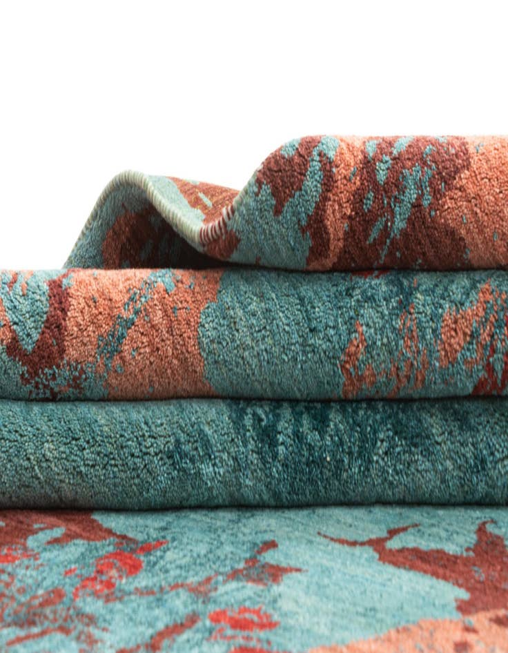 Detail image of  5' 5 x 8' 2  Hand Knotted Anar Rug