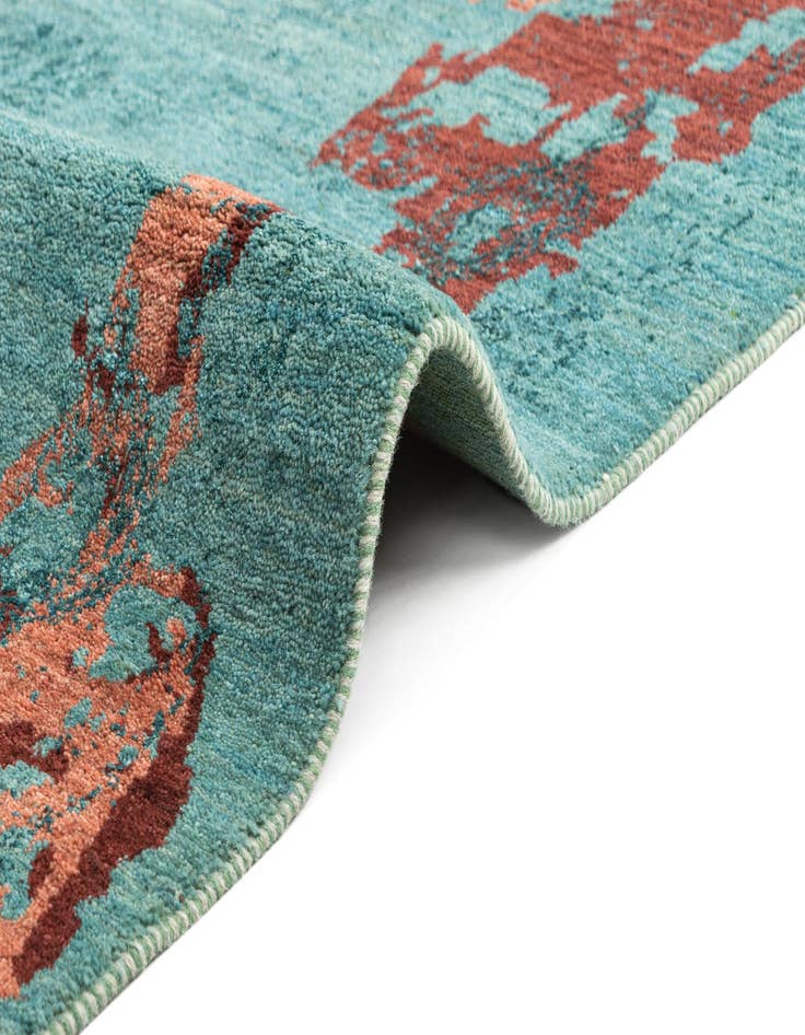 Detail image of  5' 5 x 8' 2  Hand Knotted Anar Rug