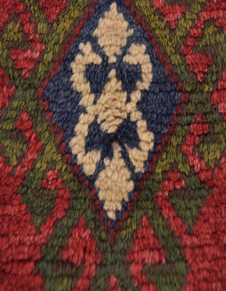 Detail image of  3' 9 x 4' 9  Hand Knotted Anatolian Oriental Wool Rug