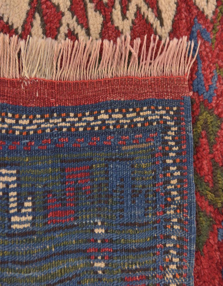 Detail image of  3' 9 x 4' 9  Hand Knotted Anatolian Oriental Wool Rug