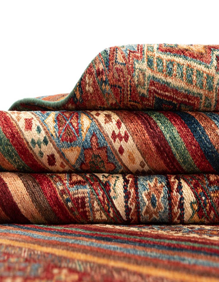 Detail image of  5' 8 x 8' Ariana Ziegler Wool Rug