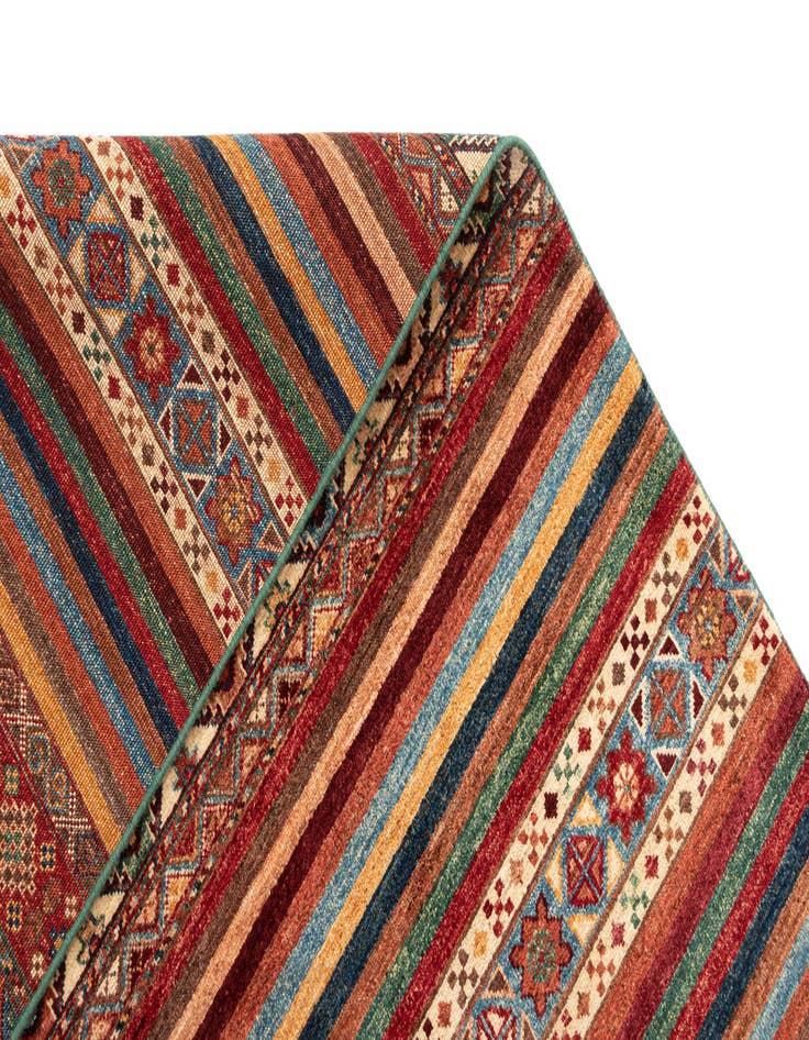 Detail image of  5' 8 x 8' Ariana Ziegler Wool Rug