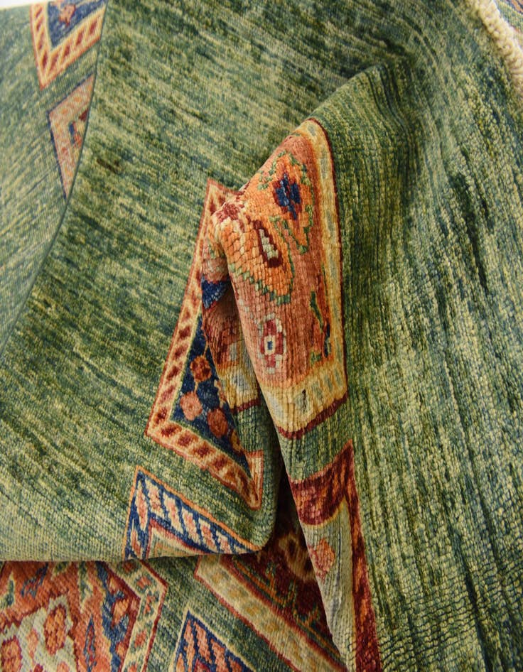 Detail image of  5' x 6' 8  Hand Knotted Ariana Ziegler Oriental Rug