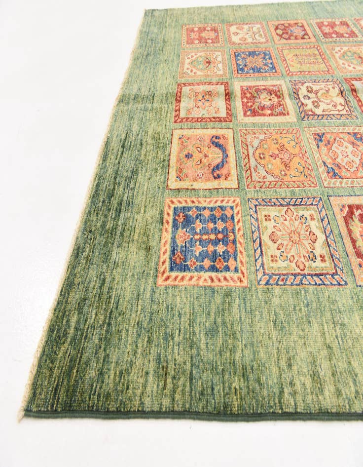 Detail image of  5' x 6' 8  Hand Knotted Ariana Ziegler Oriental Rug