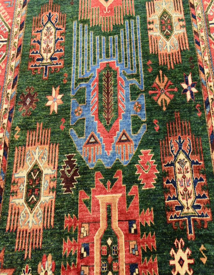 Detail image of  6' 7 x 9' 9  Hand Knotted Ariana Ziegler Rug