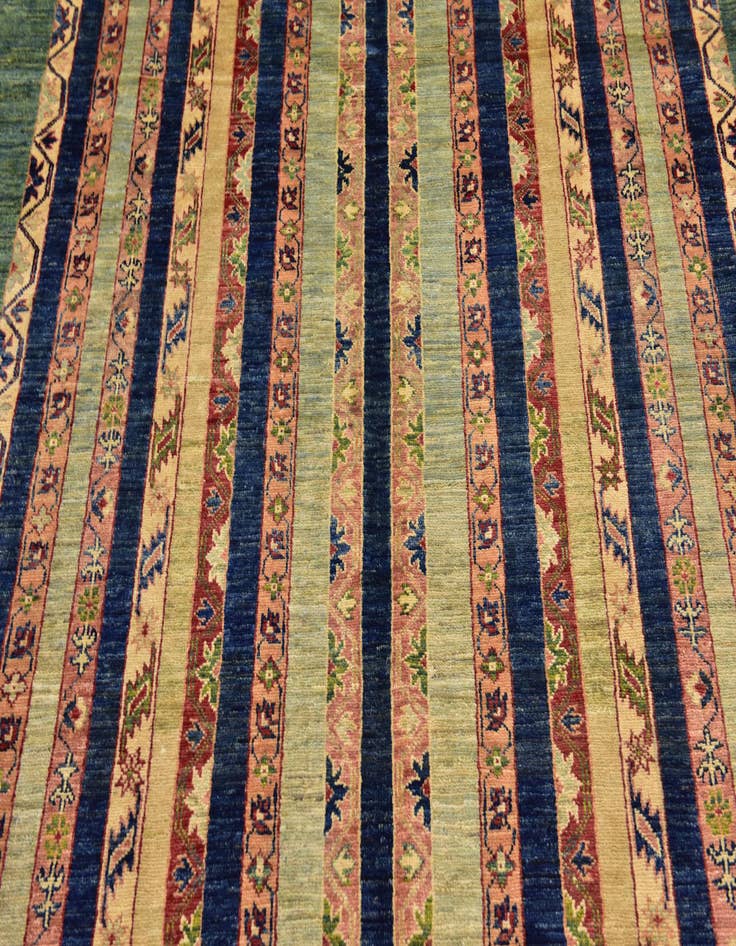 Detail image of  5' 8 x 7' 9  Hand Knotted Ariana Ziegler Rug