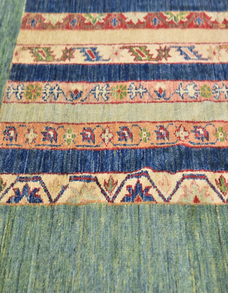 Detail image of  5' 8 x 7' 9  Hand Knotted Ariana Ziegler Rug