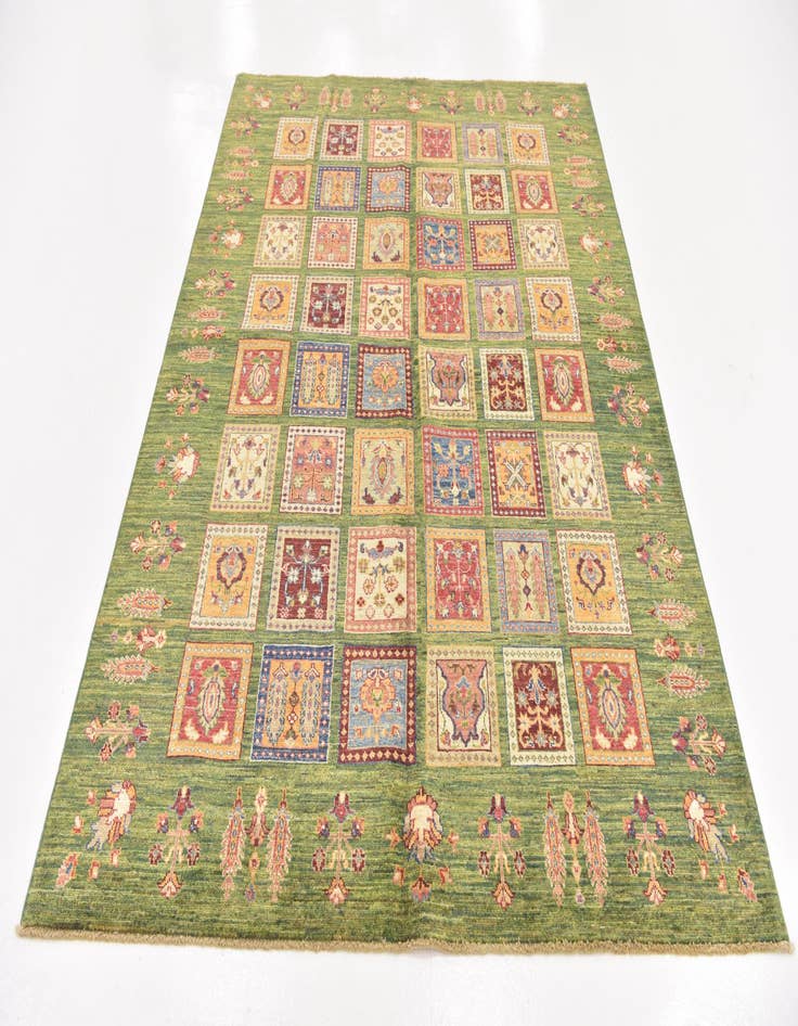 Detail image of  5' 9 x 8'  Hand Knotted Ariana Ziegler Rug