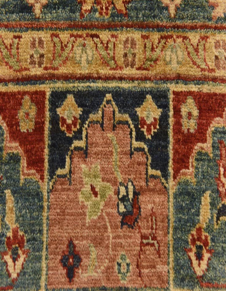 Detail image of  3' 10 x 5' 4  Hand Knotted Ariana Ziegler Rug