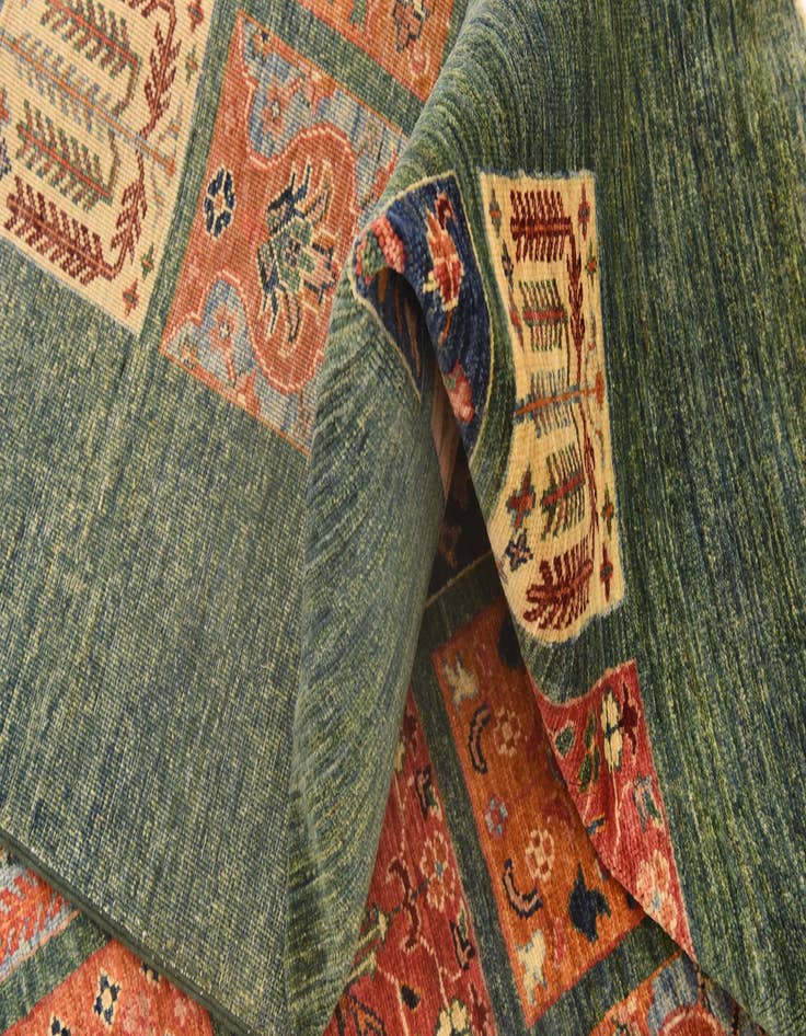 Detail image of  5' 9 x 8' 2  Hand Knotted Ariana Ziegler Rug