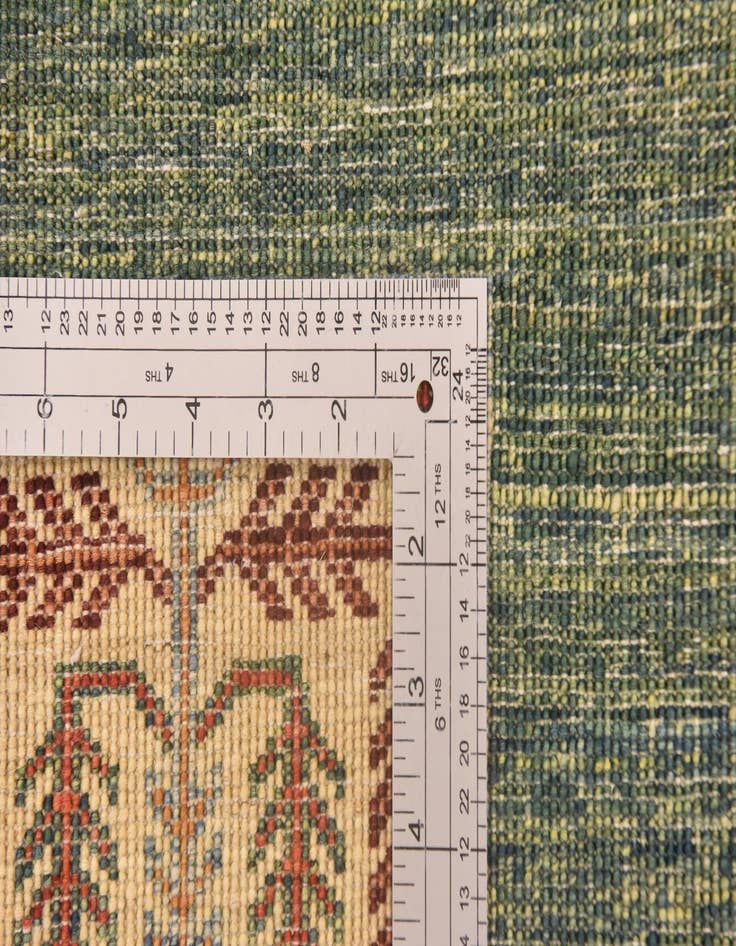 Detail image of  5' 9 x 8' 2  Hand Knotted Ariana Ziegler Rug