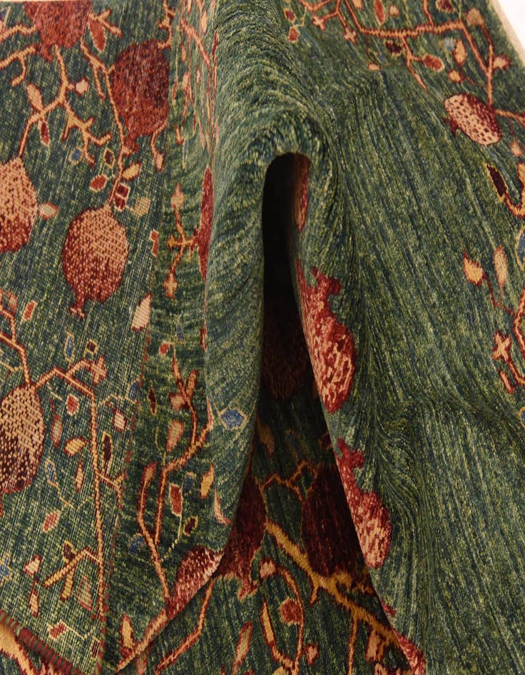 Detail image of  6' 6 x 10' 3  Hand Knotted Ariana Ziegler Wool Rug