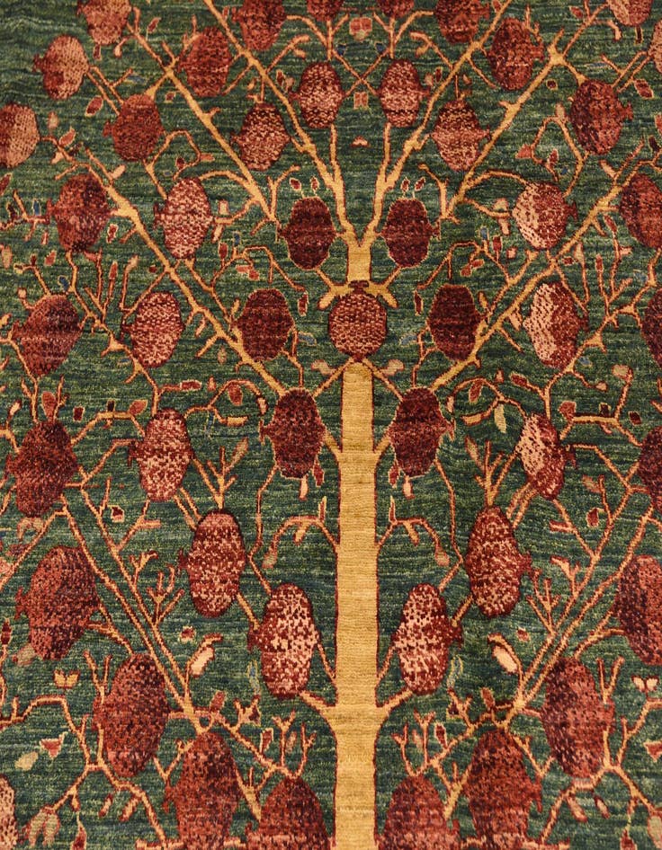 Detail image of  6' 6 x 10' 3  Hand Knotted Ariana Ziegler Wool Rug