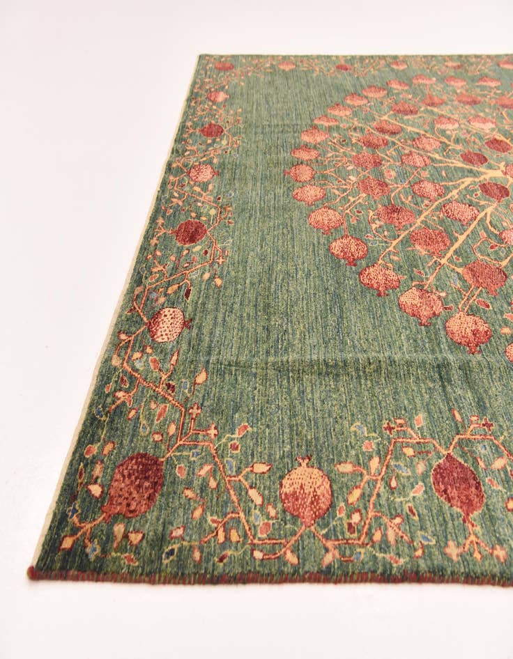 Detail image of  6' 6 x 10' 3  Hand Knotted Ariana Ziegler Wool Rug