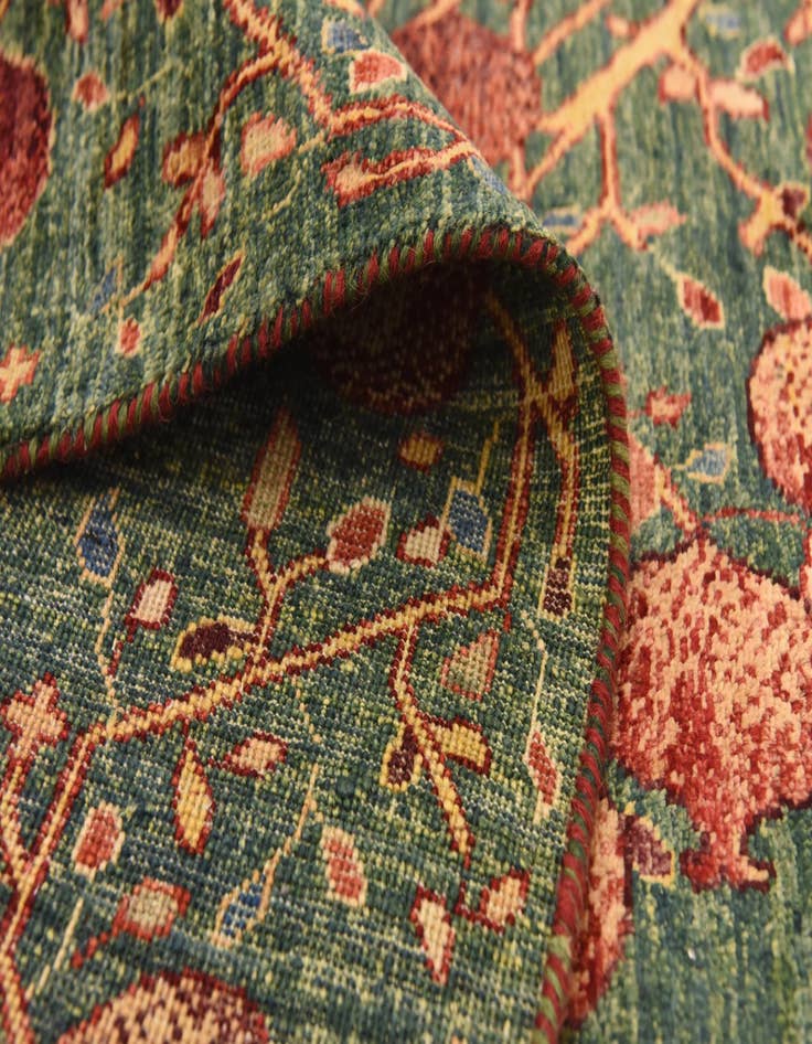 Detail image of  6' 6 x 10' 3  Hand Knotted Ariana Ziegler Wool Rug