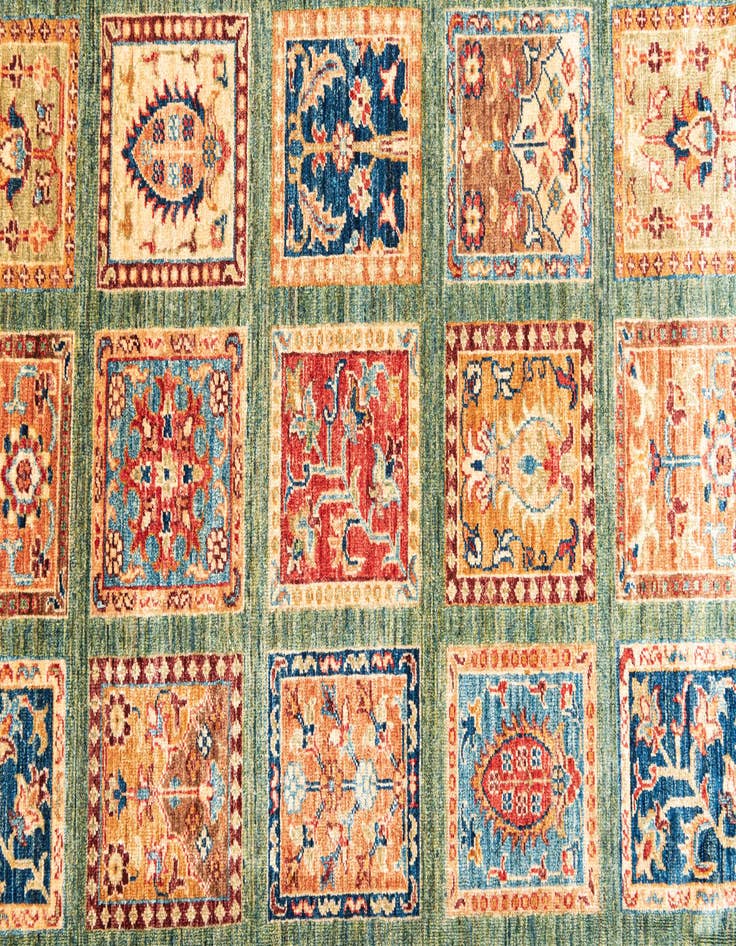 Detail image of  8' 1 x 9' 9  Hand Knotted Ariana Ziegler Rug