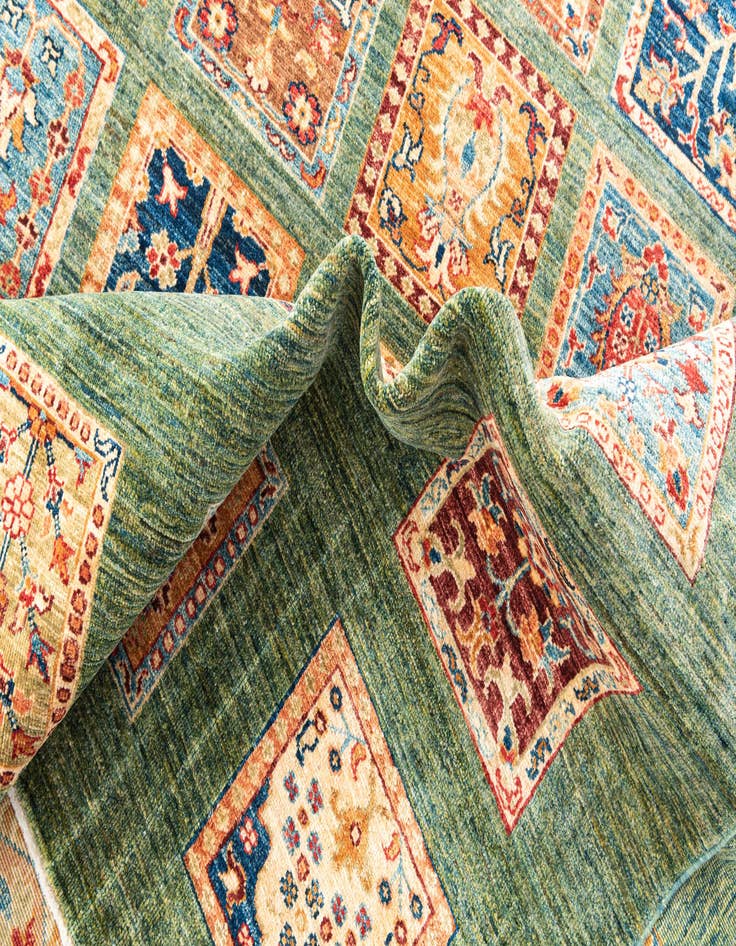 Detail image of  8' 1 x 9' 9  Hand Knotted Ariana Ziegler Rug