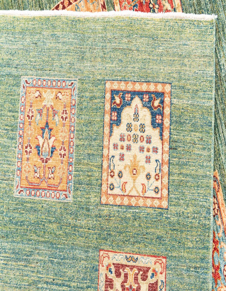 Detail image of  8' 1 x 9' 9  Hand Knotted Ariana Ziegler Rug