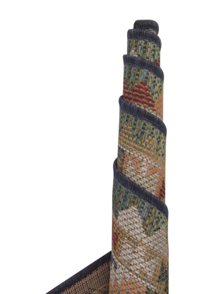 Green 6' x 9' Washable Baja Indoor / Outdoor Rug | Rugs.com