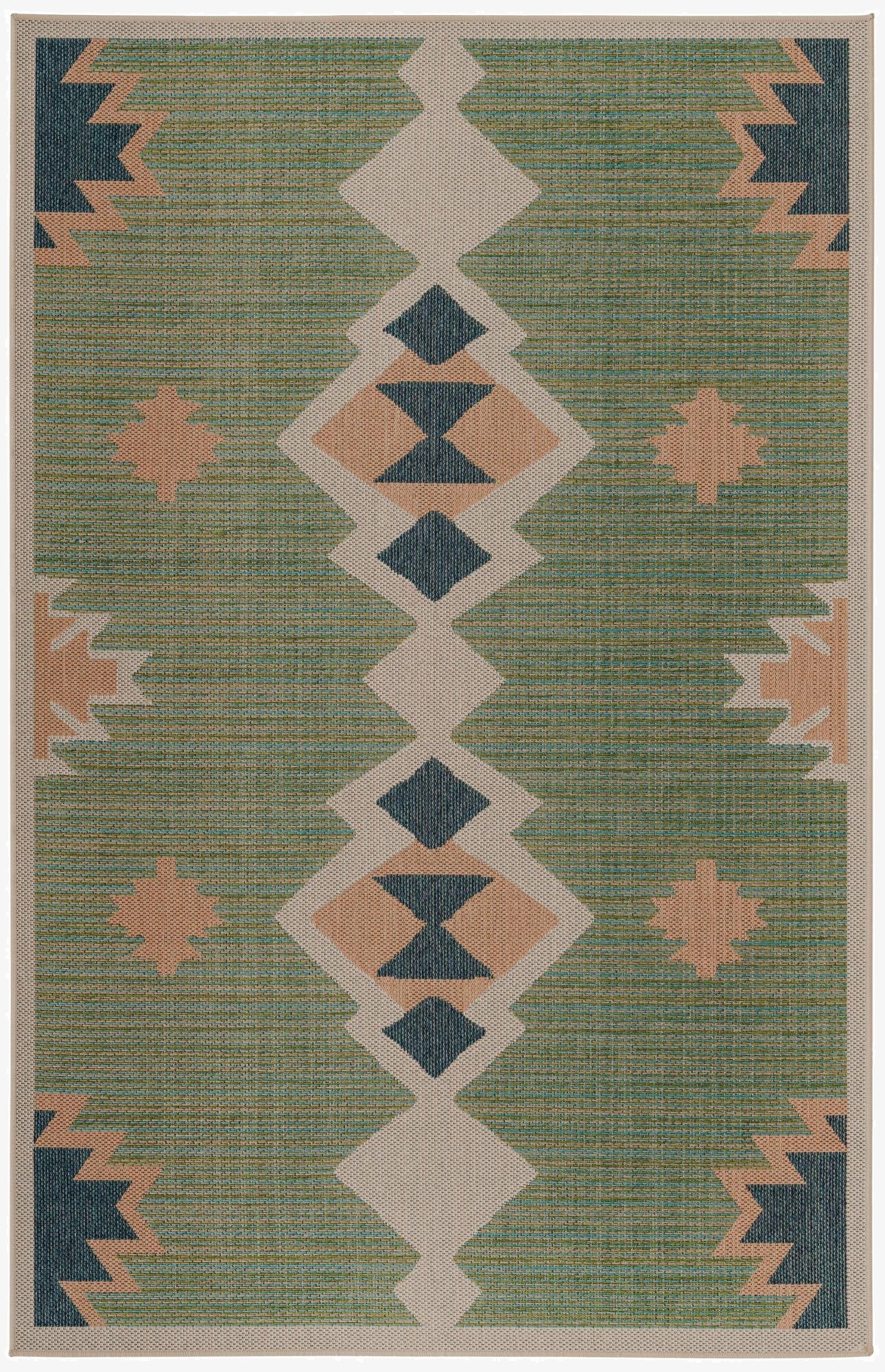  6' x 9'  Washable Baja Indoor / Outdoor Rug