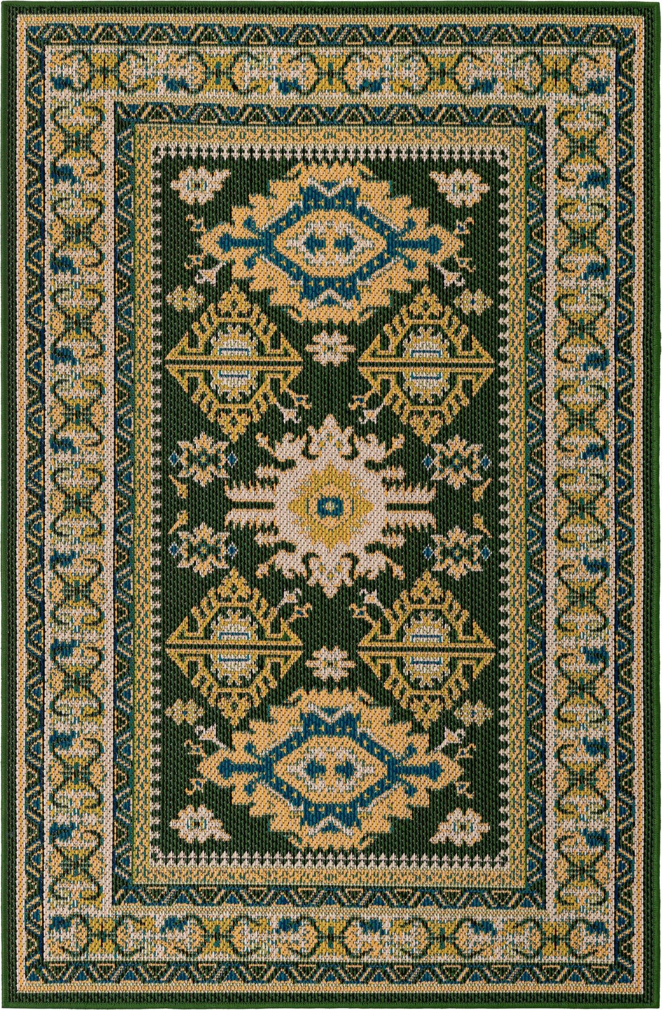 4' x 6'  Washable Baja Indoor / Outdoor Rug