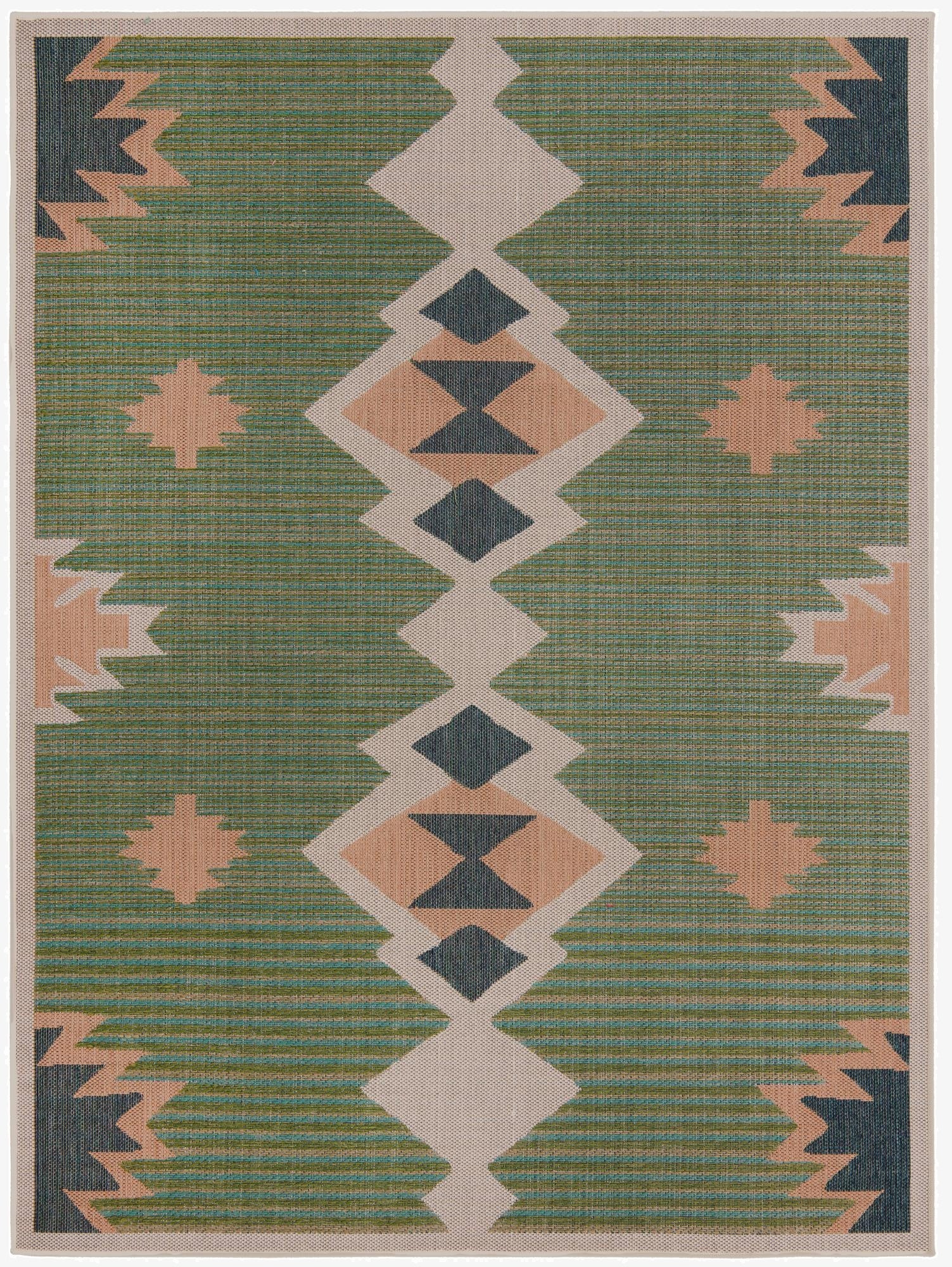  7' 10 x 10'  Washable Baja Indoor / Outdoor Rug