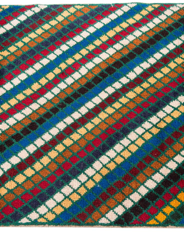 Detail image of  2' 10 x 4' 4  Hand Knotted Balouch Wool Rug