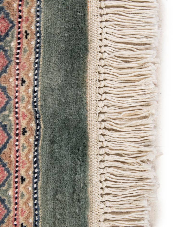 Detail image of  4' 2 x 5' 6  Hand Knotted Bokhara Oriental Rug