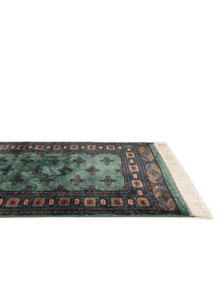 Detail image of  3' x 4' 11  Hand Knotted Bokhara Oriental Wool Rug