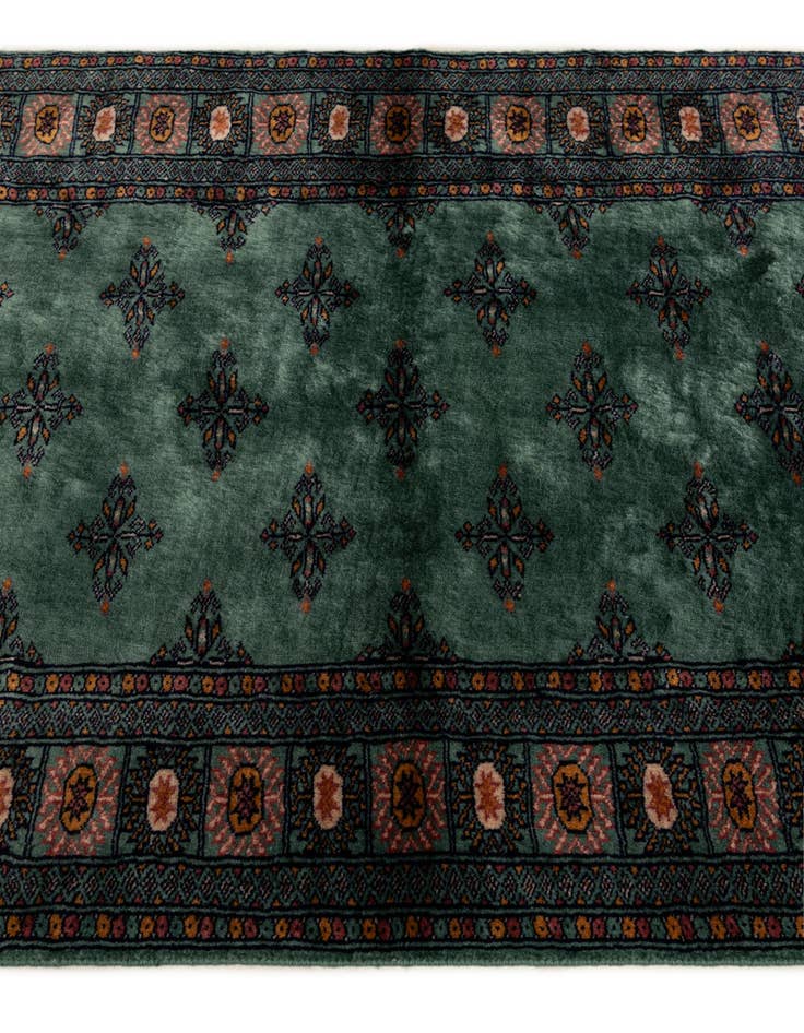 Detail image of  3' x 4' 11  Hand Knotted Bokhara Oriental Wool Rug