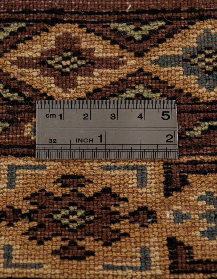 Detail image of  2' x 3'  Hand Knotted Bokhara Oriental Wool Rug