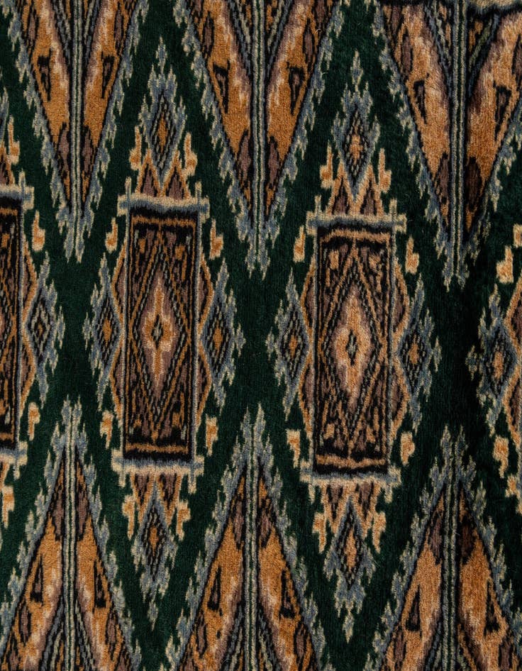 Detail image of  2' x 3'  Hand Knotted Bokhara Oriental Wool Rug