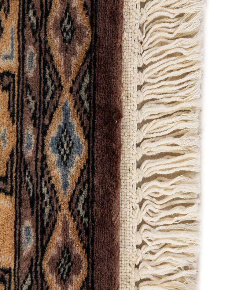 Detail image of  2' x 3'  Hand Knotted Bokhara Oriental Wool Rug