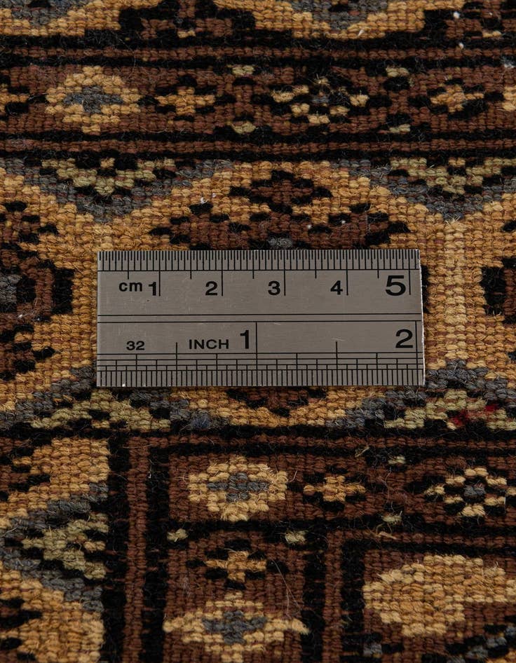 Detail image of  2' x 3' 2  Hand Knotted Bokhara Oriental Wool Rug