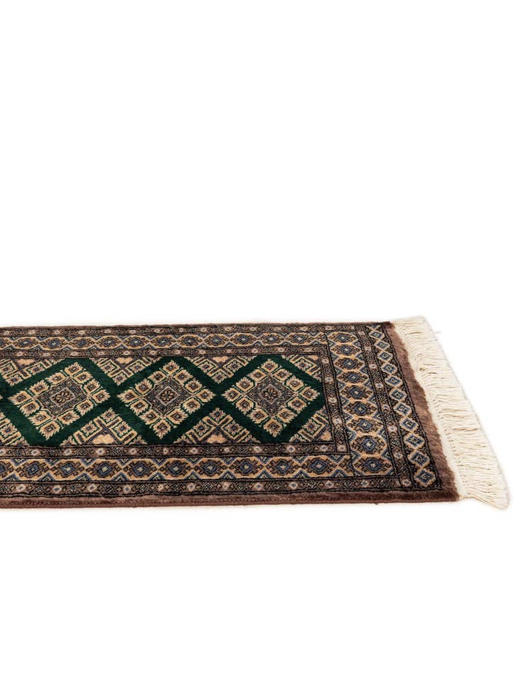 Detail image of  2' x 3' 2  Hand Knotted Bokhara Oriental Wool Rug