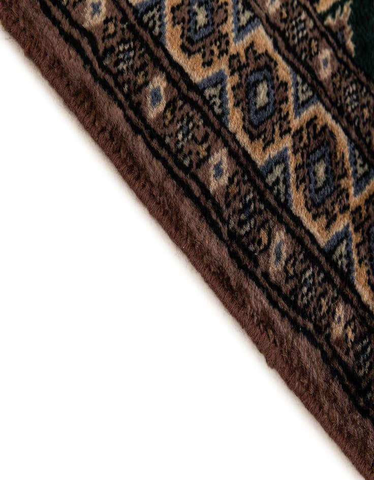 Detail image of  2' x 3' 2  Hand Knotted Bokhara Oriental Wool Rug